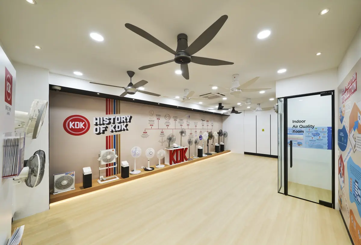 Modern commercial showroom space featuring custom commercial renovation services at Capital Distributors Singapore.