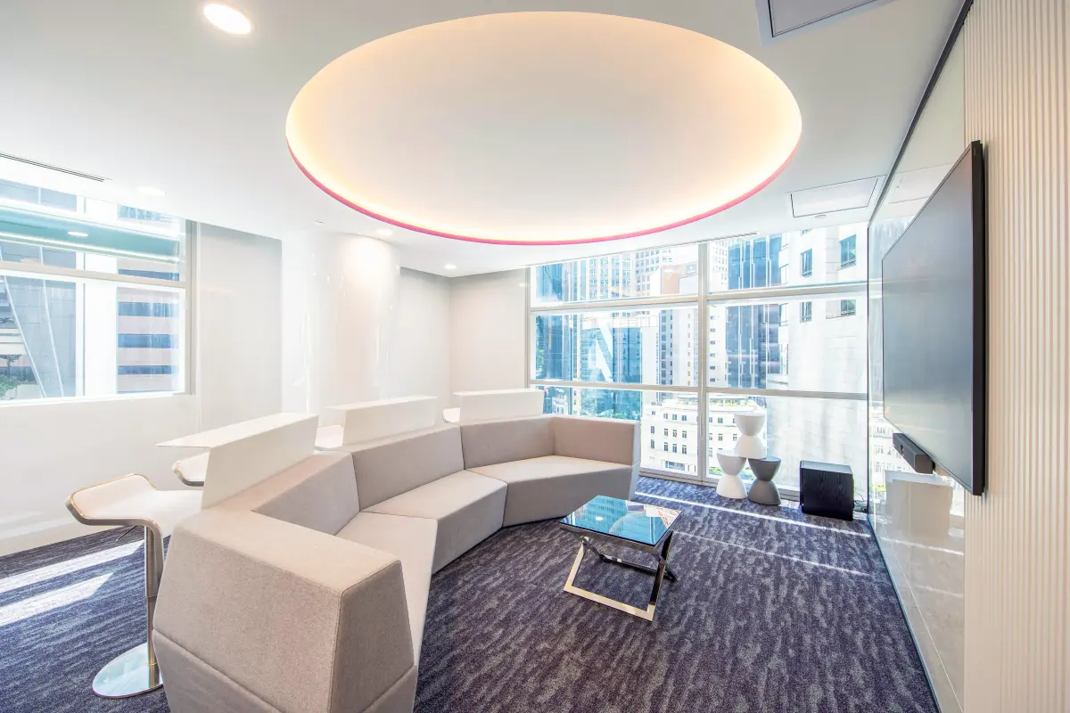 Tailored corporate spatial configuration for Farosson emphasizing premier interior design company singapore execution.